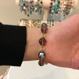 Purple Crystal Bracelet